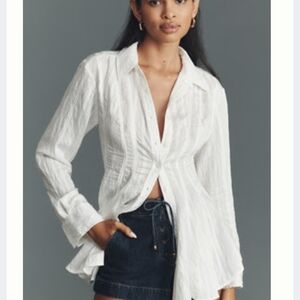 Anthropoligie Maeve Button Up Top